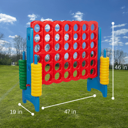 Connect20420Measurments 1747881950 Giant Connect 4 Game Rental – Carmel, IN