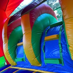 all star sports bounce house climbing wall interior rental carmel 1 1 All-Star Sports Bounce House with Slide Dry Rental