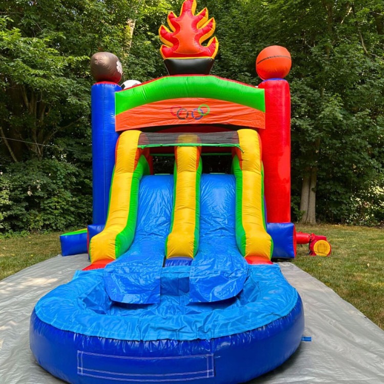 water slide rentals in indiana by asap party rentalz