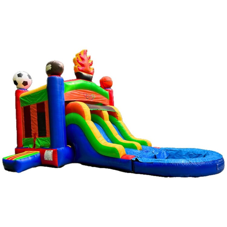All-Star Sports Bounce House with Slide and Pool