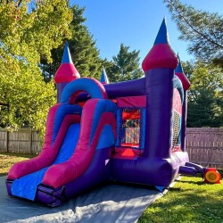 Berry Blast Castle Combo Bounce House with Slide