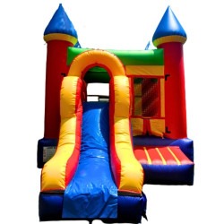 Bright Star Castle Combo Bounce House with Slide