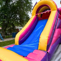 color pop bounce house combo slide close up indianapolis in 1.jpg 17 1 Color Pop Castle Combo Bounce House with Slide