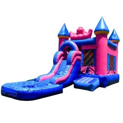 Royal Crown Castle Combo Bounce House with Splash Pool